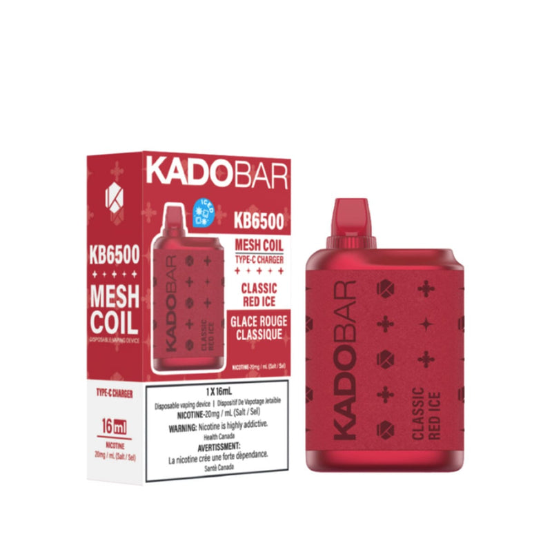 Kadobar KB 6500 Classic Red Ice Disposable Vape Pen Disposable Kadobar 