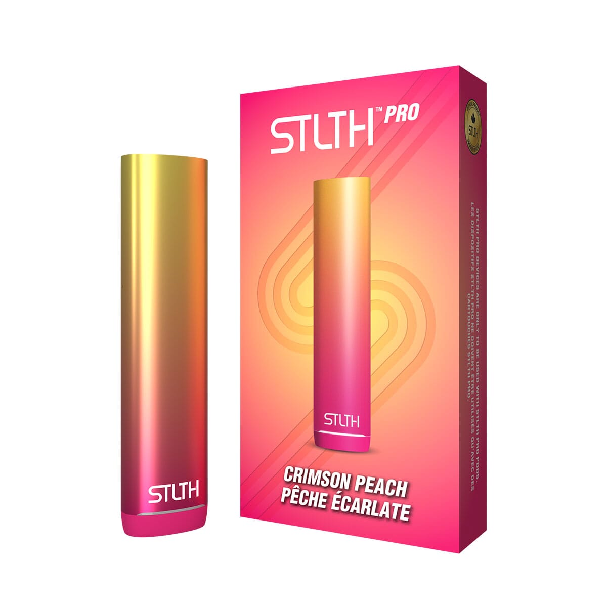 STLTH Pro Vape Pod Kit Pod System STLTH Crimson Peach 