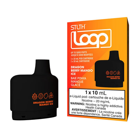 STLTH Loop Dragon Berry Mango Ice Disposable Vape Pod Disposable Loop 