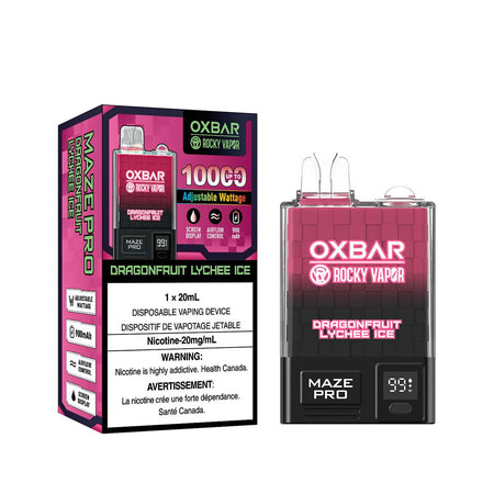 Oxbar Maze Pro Dragon Fruit Lychee Ice Disposable Vape Pen Disposable Oxbar 