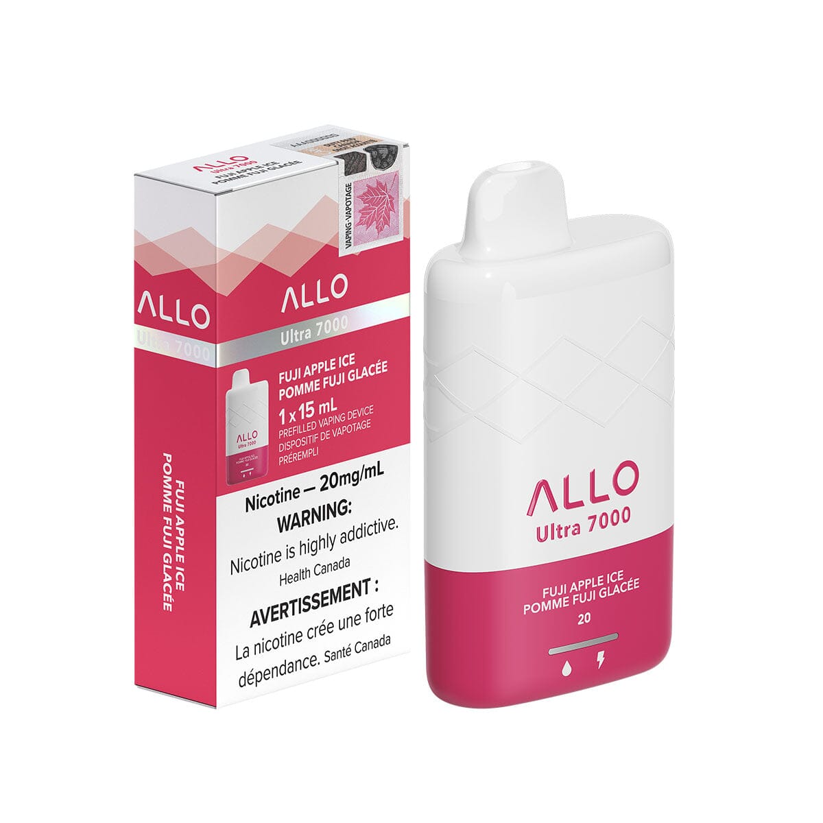 Allo Ultra 7000 Fuji Apple Ice Disposable Vape Pen VapeMeet