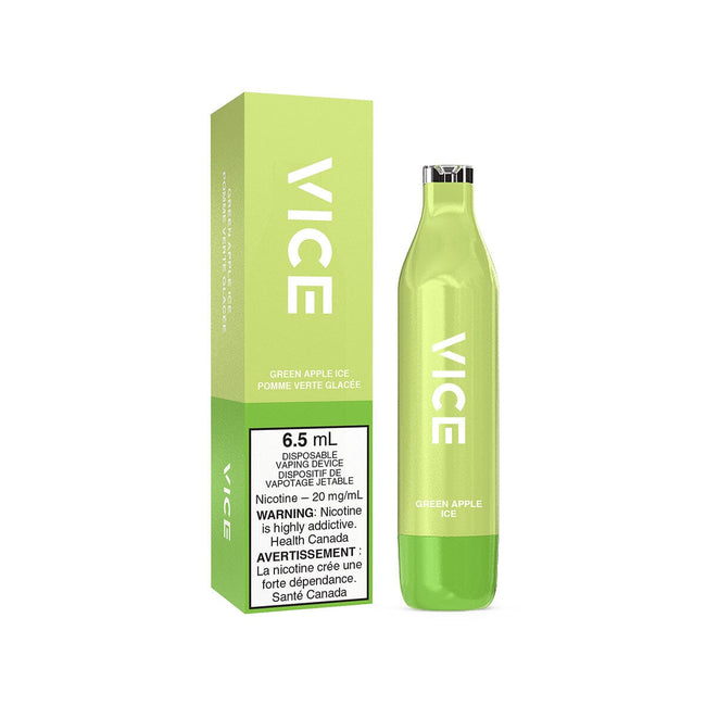 Vice 2500 Green Apple Ice Disposable Vape Pen Disposable Vice 2500 