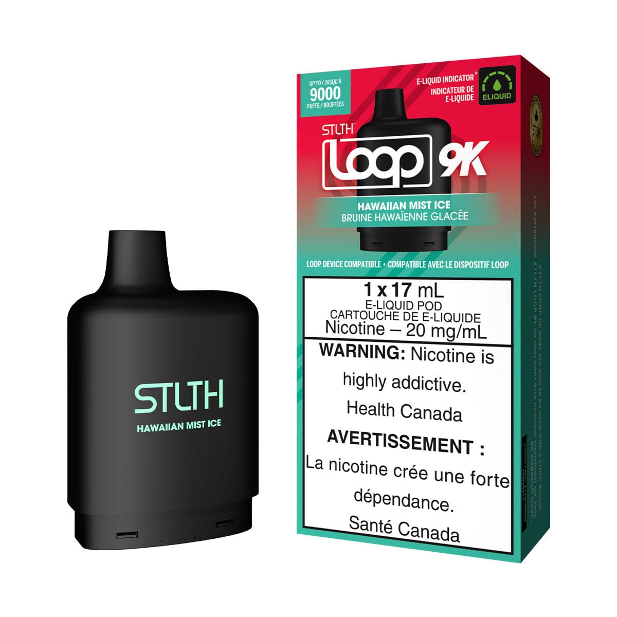 STLTH Loop 2 Hawaiian Mist Ice Disposable Vape Pod Disposable Loop 2 