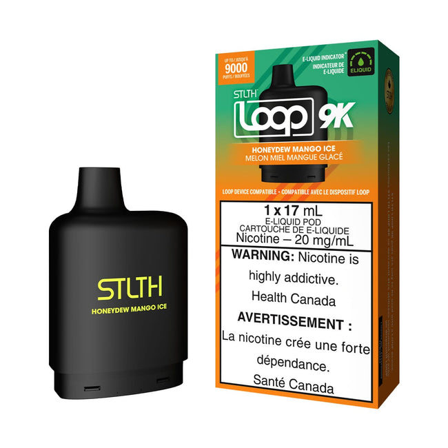 STLTH Loop 2 Honeydew Mango Ice Disposable Vape Pod Disposable Loop 2 