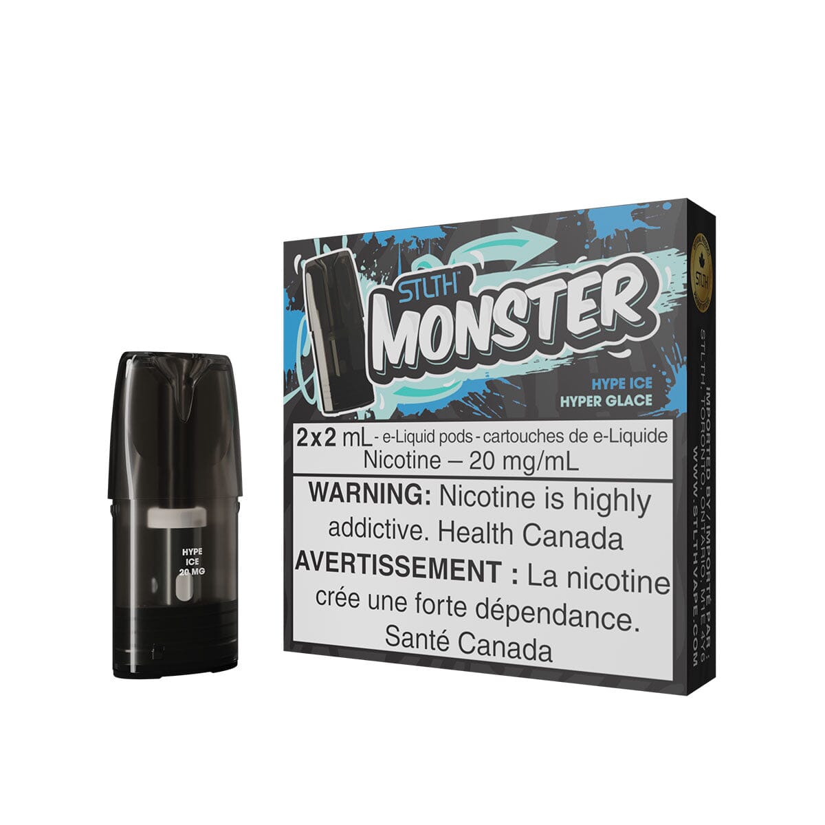 STLTH Monster Hype Ice Vape Pods Pre-filled Pod STLTH 