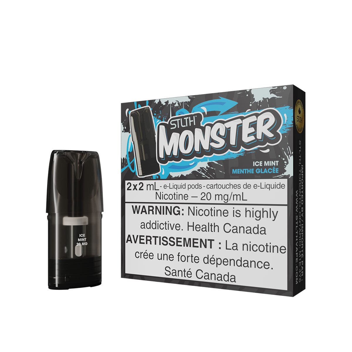 STLTH Monster Ice Mint Vape Pods Pre-filled Pod STLTH 