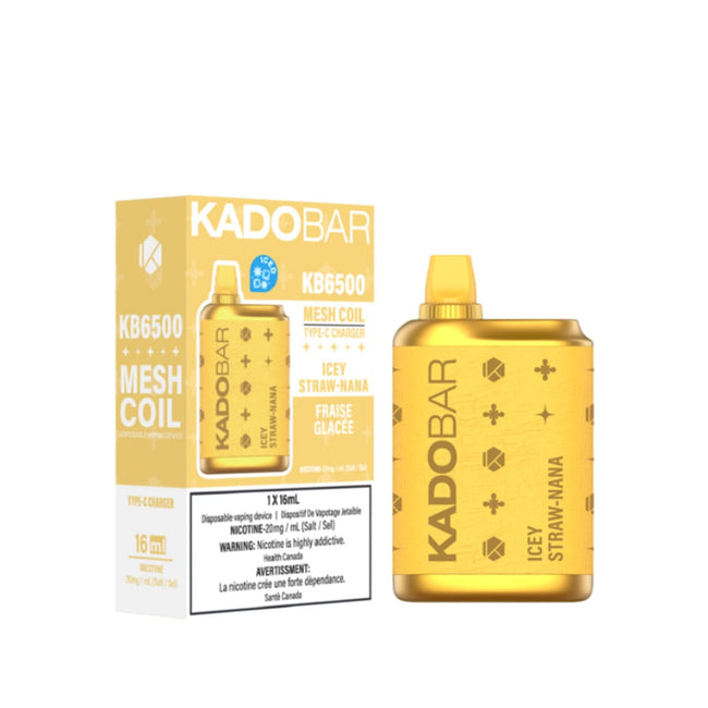 Kadobar KB 6500 Ice Straw-Nana Disposable Vape Pen Disposable Kadobar 