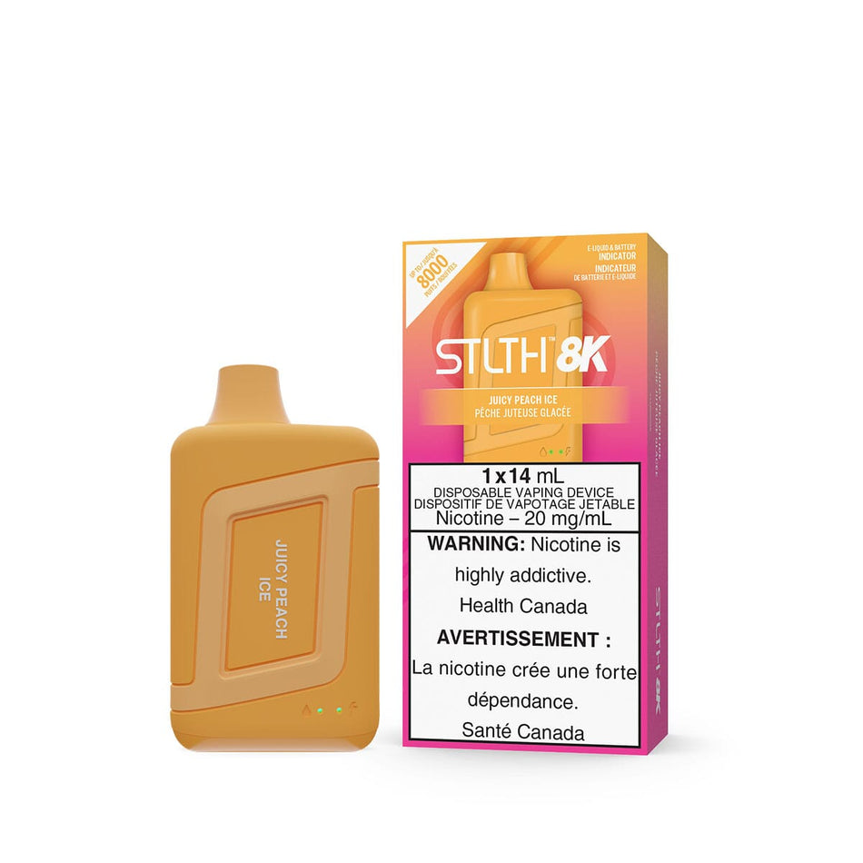 STLTH 8K Juicy Peach Ice Disposable Vape Disposable STLTH 