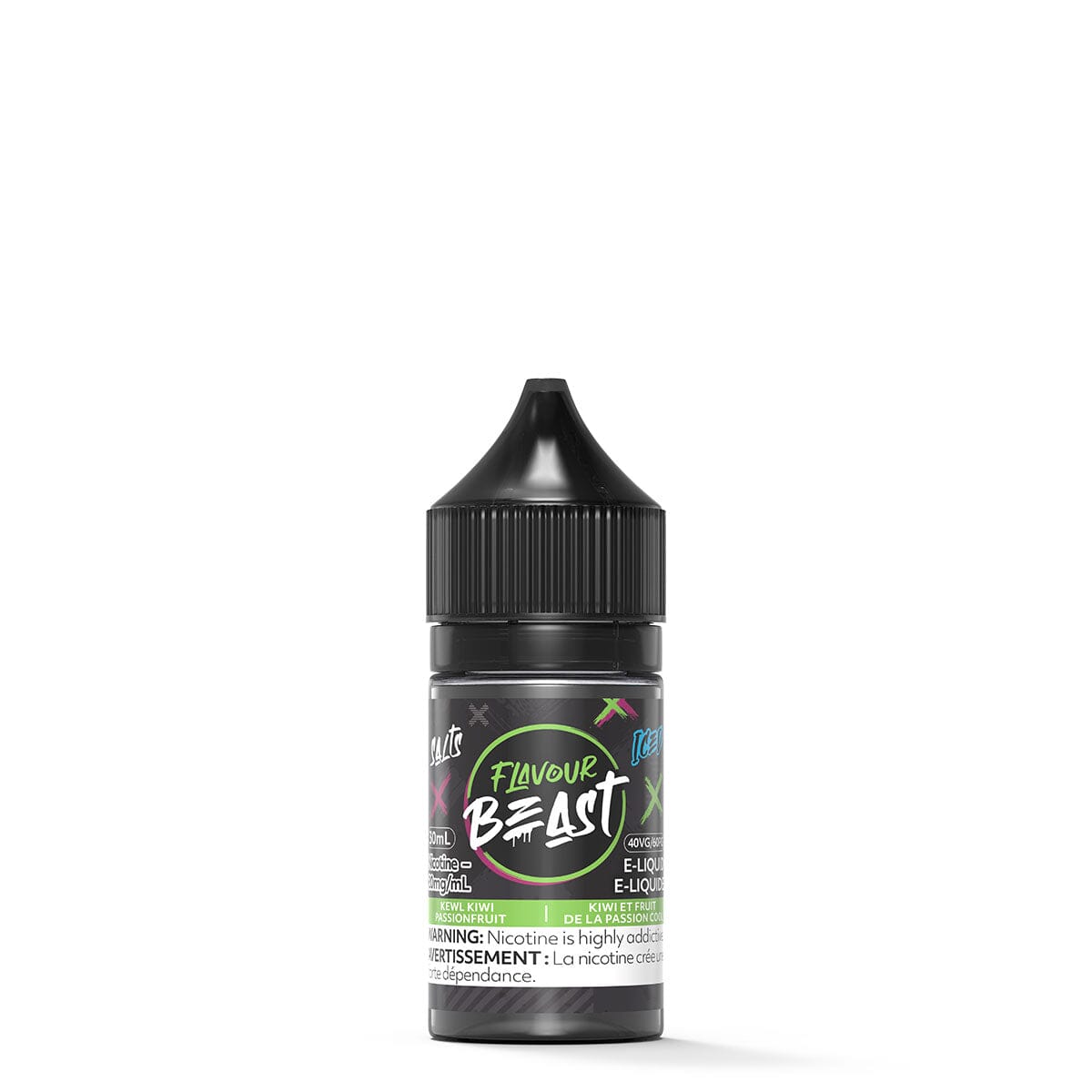 Flavour Beast Kewl Kiwi Passionfruit Iced Salt Nic E Liquid E-Liquid Flavour Beast 