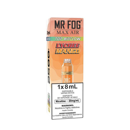 Mr. Fog Max Air Lychee Mango Disposable Vape Pen Disposable Mr. Fog Max Air 