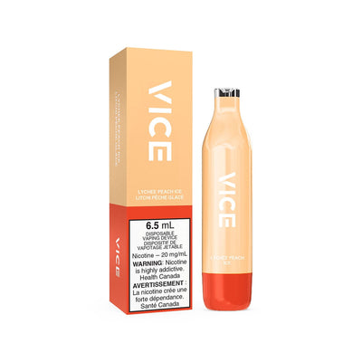 Vice 2500 Lychee Peach Ice Disposable Vape Pen Disposable Vice 2500 