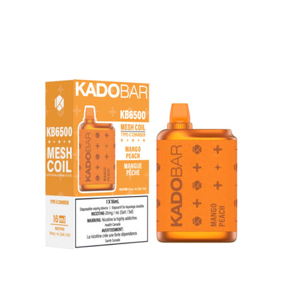 Kadobar KB 6500 Mango Peach Disposable Vape Pen Disposable Kadobar 