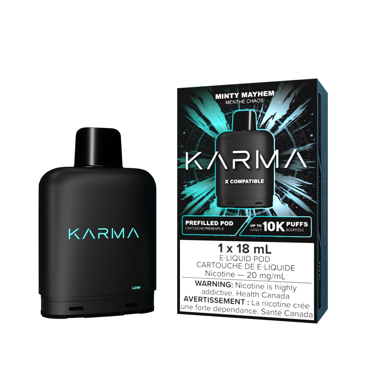 Level X Karma Minty Mayhem Disposable Vape Pod Disposable Level X 