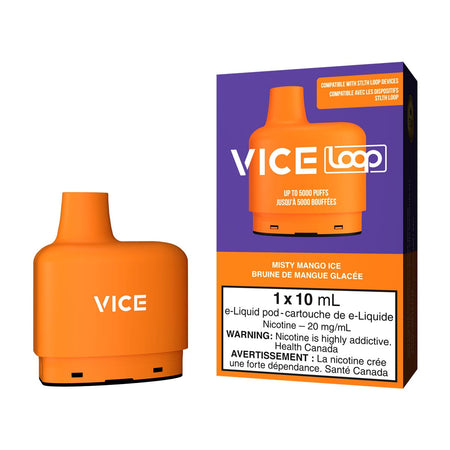 Vice Loop Misty Mango Ice Disposable Vape Pod Disposable Loop 