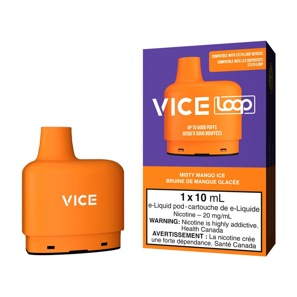 Vice Loop Misty Mango Ice Disposable Vape Pod Disposable Loop 