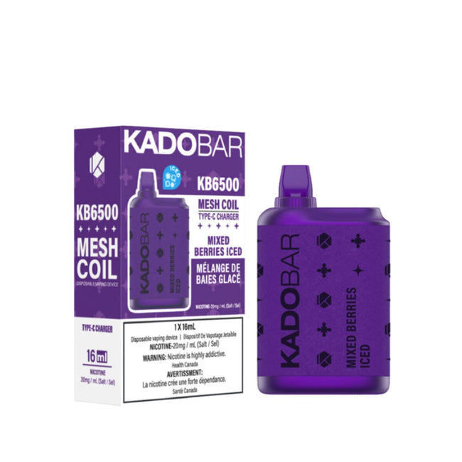 Kadobar KB 6500 Mixed Berry Ice Disposable Vape Pen Disposable Kadobar 