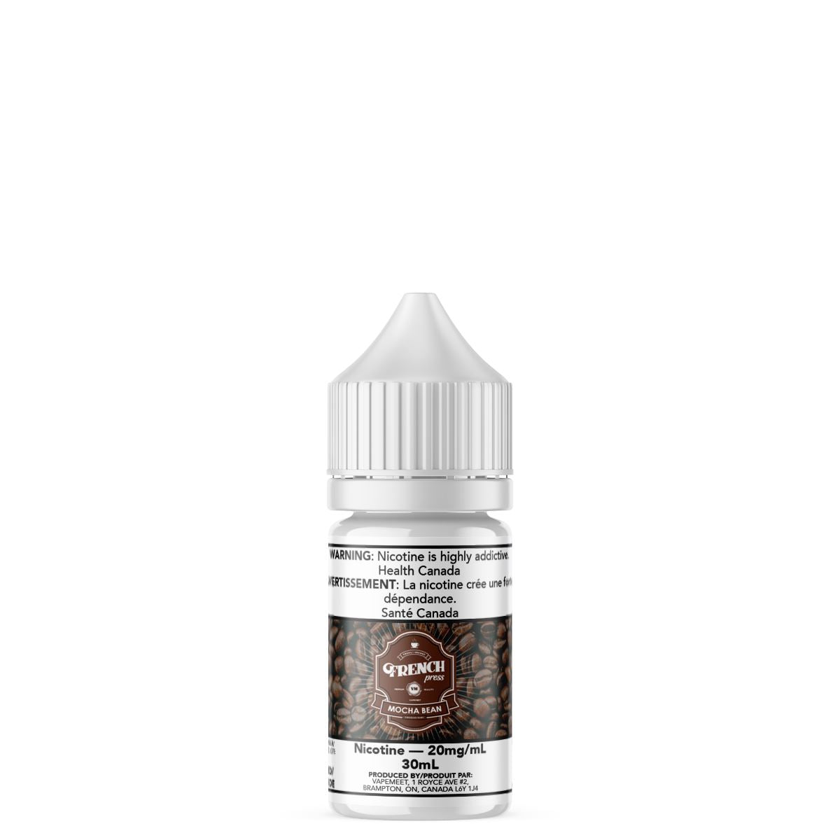 French Press Salted - Mocha Bean E-Liquid French Press Salted 30mL 20 mg/mL 