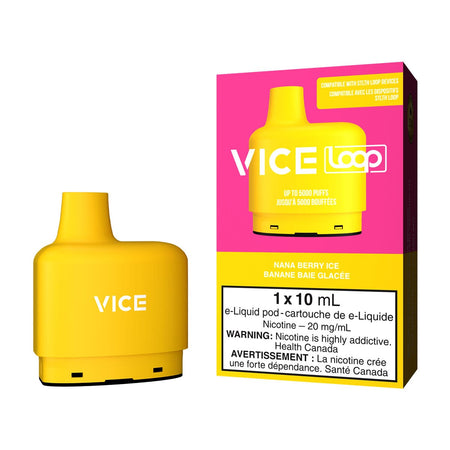 Vice Loop Nana Berry Ice Disposable Vape Pod Disposable Loop 