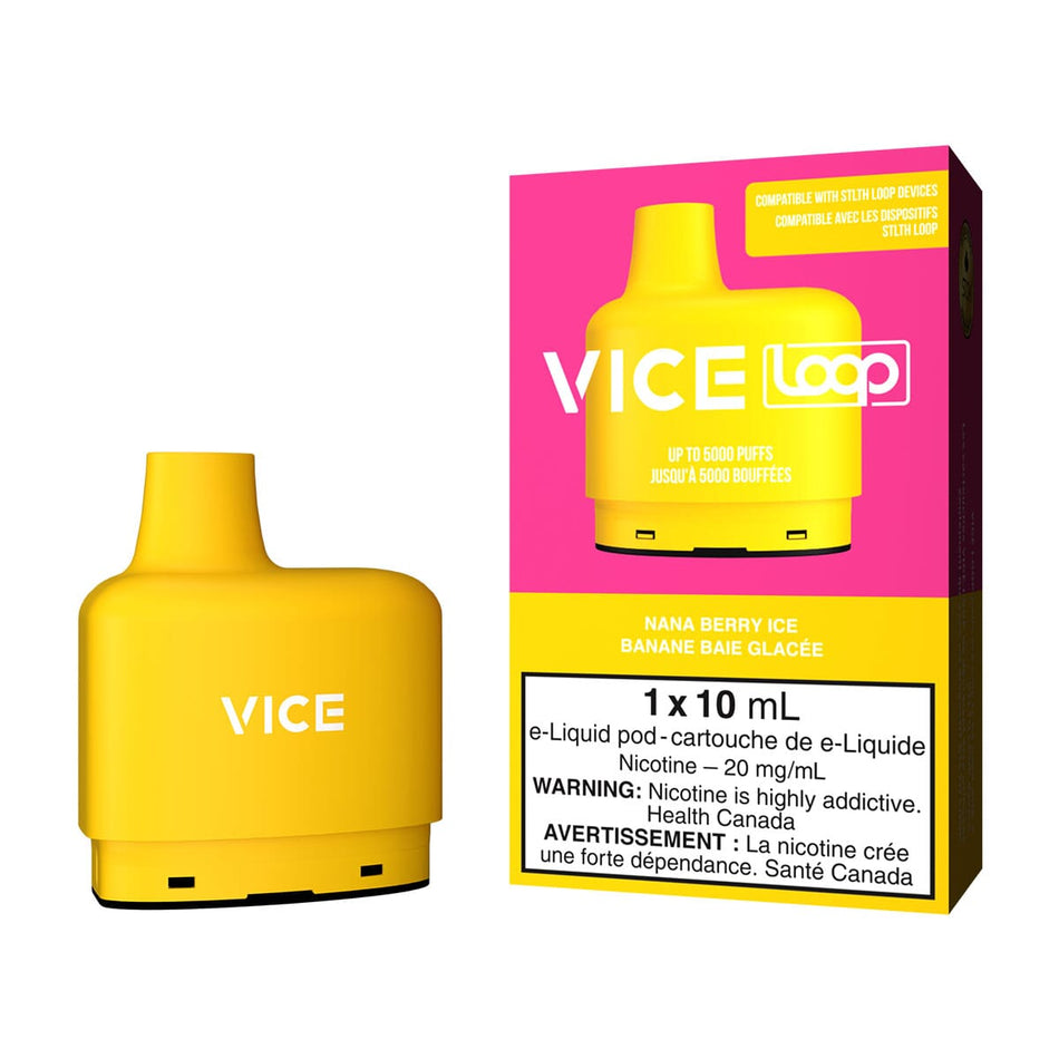 Vice Loop Nana Berry Ice Disposable Vape Pod Disposable Loop 