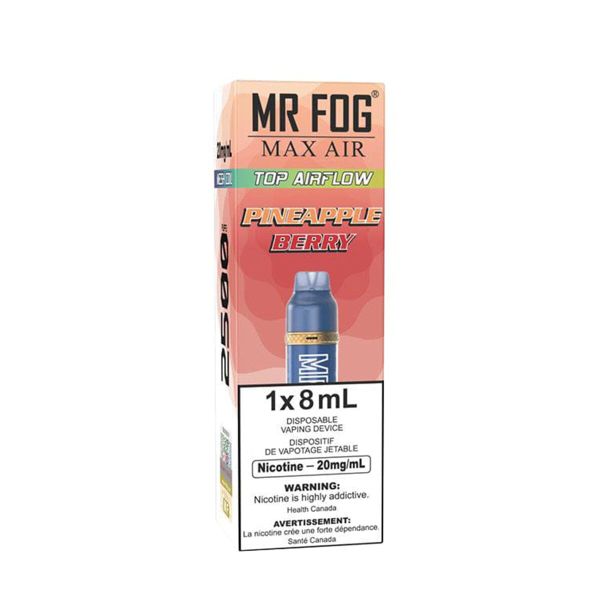 Mr. Fog Max Air Pineapple Berry Disposable Vape | VapeMeet - VapeMeet Inc