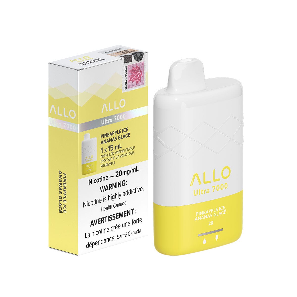 Allo Ultra 7000 Pineapple Ice Disposable Vape Pen Disposable Allo Ultra 