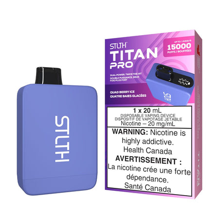 STLTH Titan Pro Quad Berry Ice Disposable Vape Disposable STLTH 