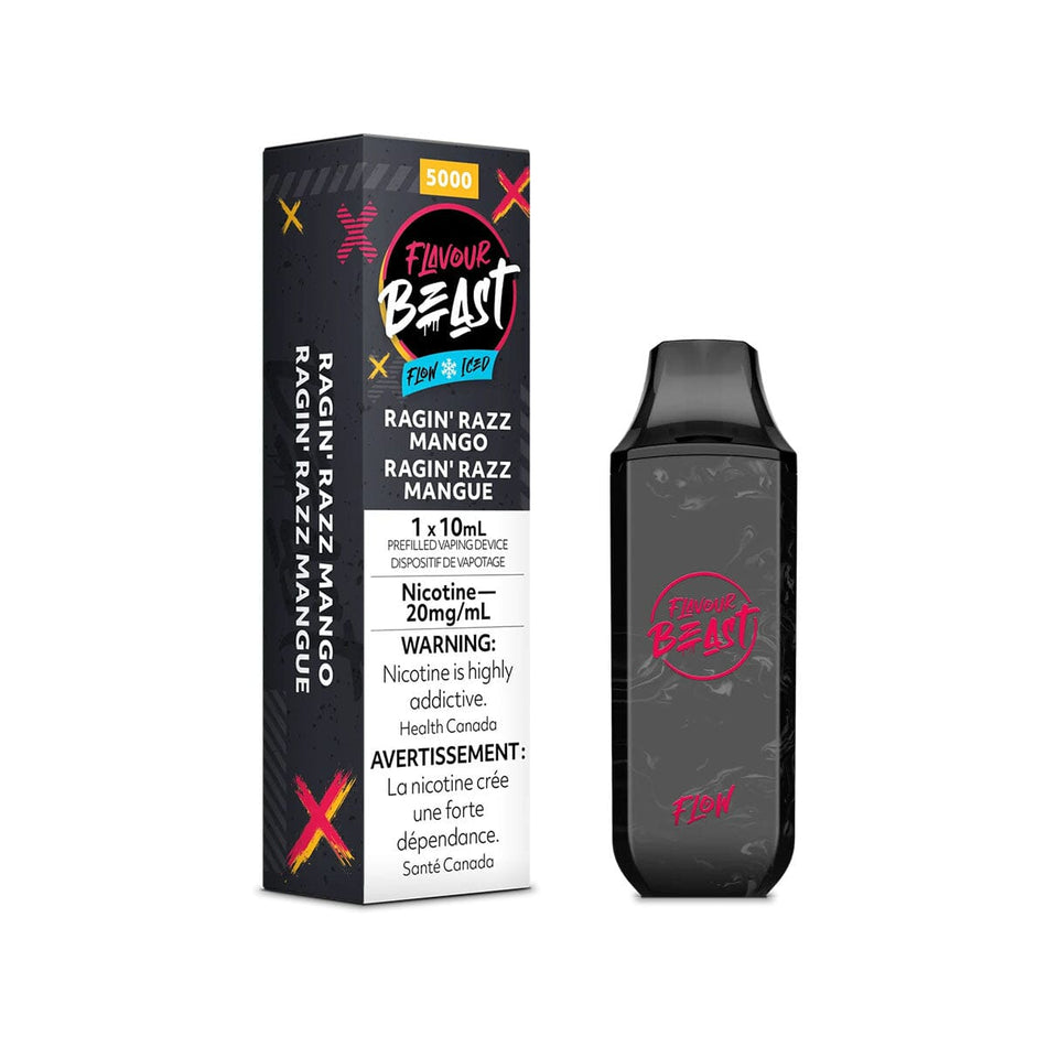 Flavour Beast Flow Ragin' Razz Mango Iced Disposable Vape Pen Disposable Flavour Beast 