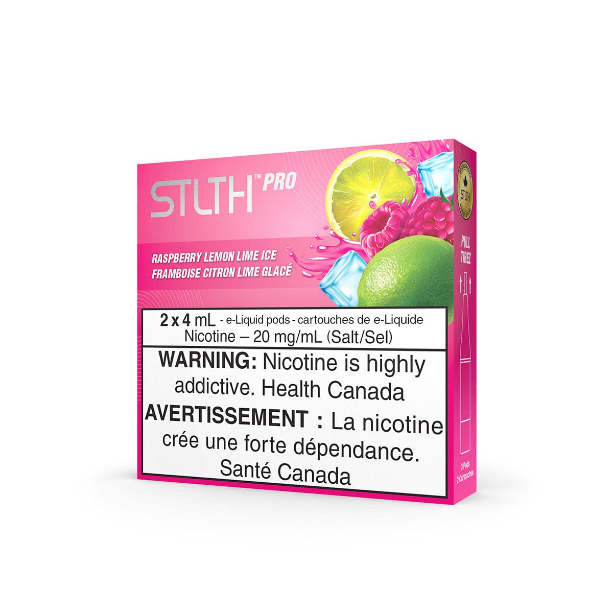 STLTH Pro Raspberry Lemon Lime Ice Vape Pods Pre-Filled Pod STLTH 