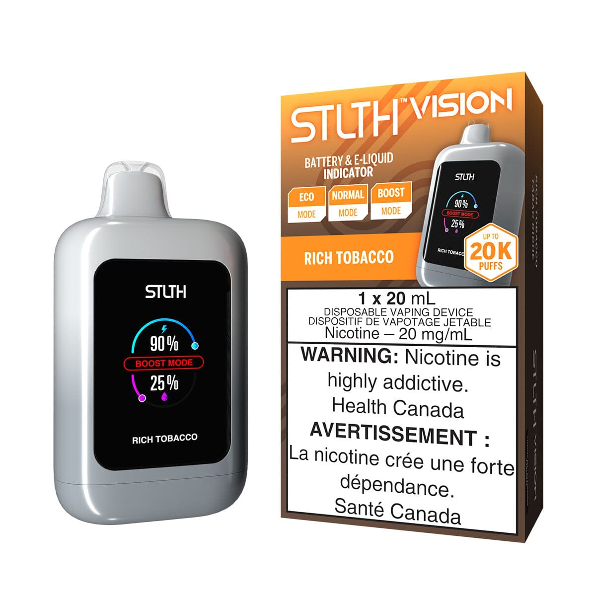 STLTH Vision Rich Tobacco Disposable Vape Disposable STLTH 