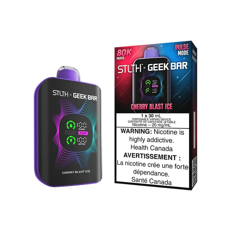 STLTH x Geekbar 80K - Cherry Blast Ice Disposable STLTH x Geekbar 