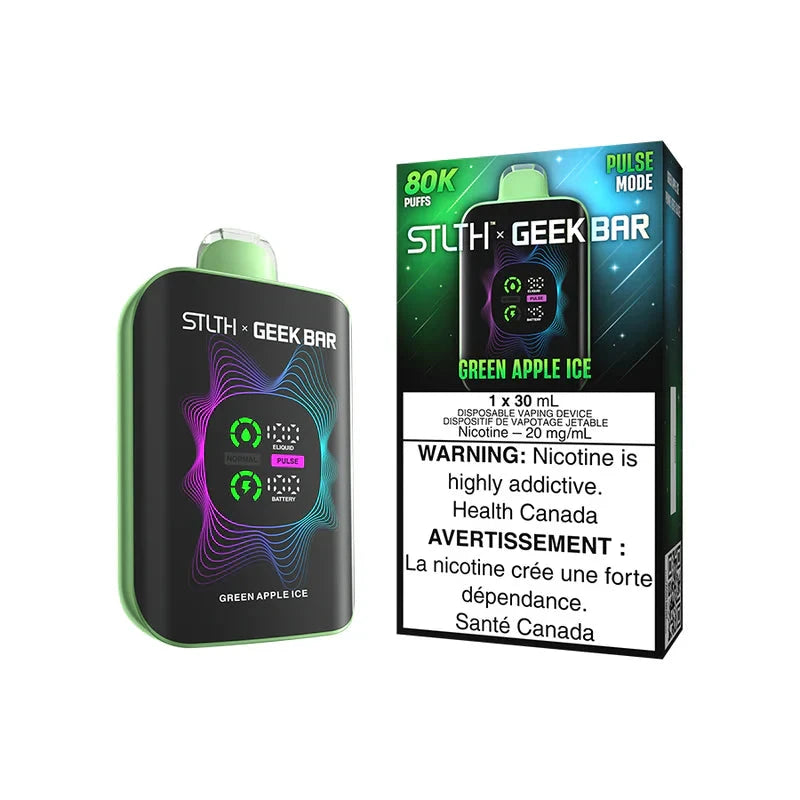 STLTH x Geekbar 80K - Green Apple Ice Disposable STLTH x Geekbar 