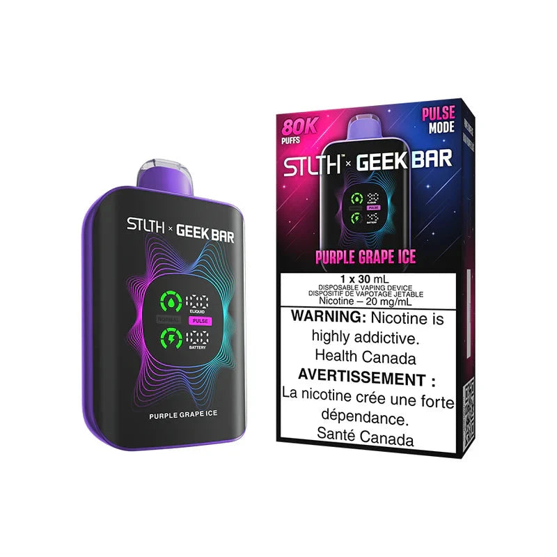 STLTH x Geekbar 80K - Purple Grape Ice Disposable STLTH x Geekbar 