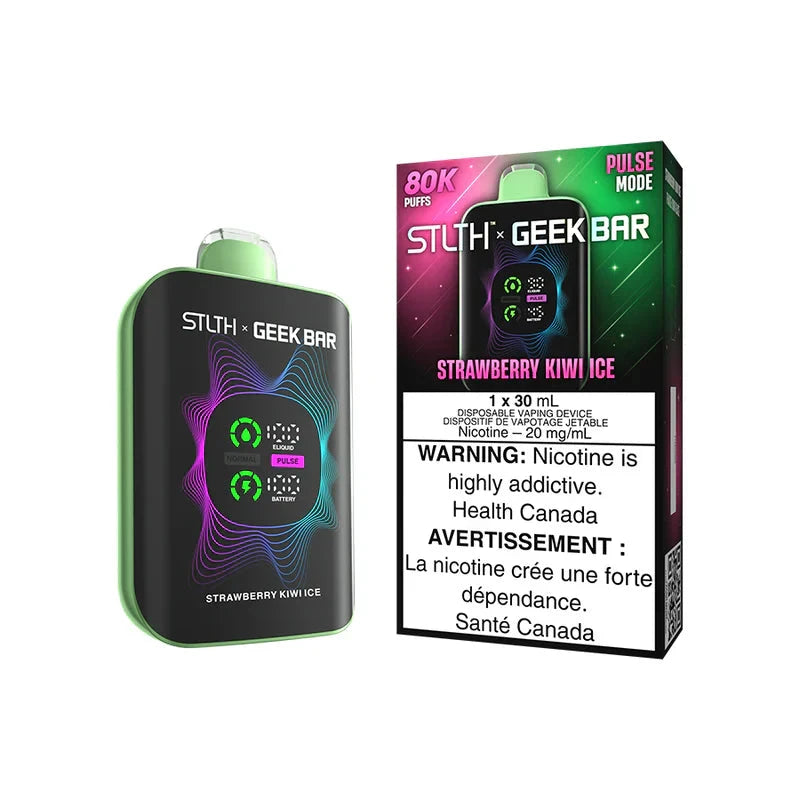 STLTH x Geekbar 80K - Strawberry Kiwi Ice Disposable STLTH x Geekbar 