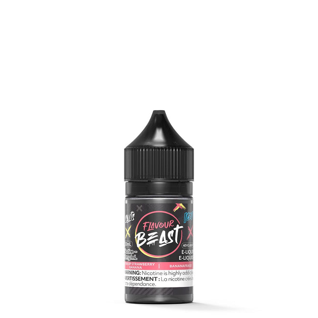 Flavour Beast STR8 UP Strawberry Banana Iced Salt Nic E Liquid E-Liquid Flavour Beast 