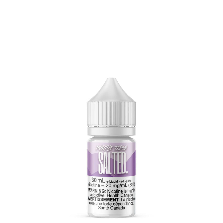 Salted. Purple Tides Salt Nic E Liquid E-Liquid Salted. 30mL 10mg/mL 