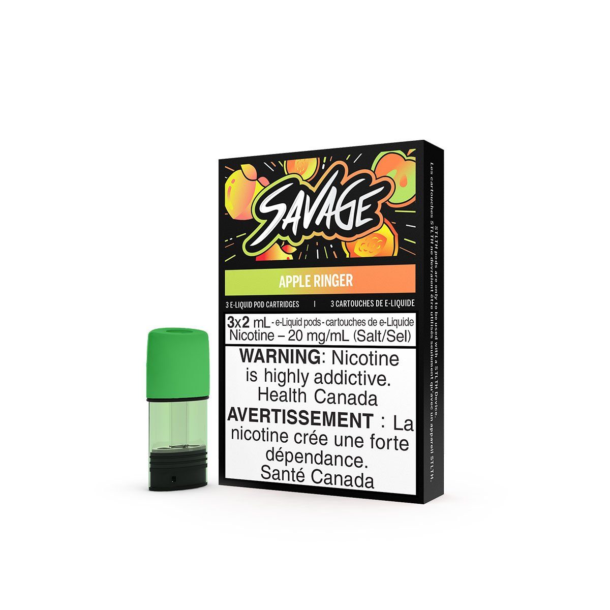 STLTH - Apple Ringer Pods (Savage) Pre-filled Pod STLTH 20mg/mL 