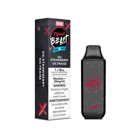 Flavour Beast Flow Sic Strawberry Iced Disposable Vape Pen Disposable Flavour Beast 