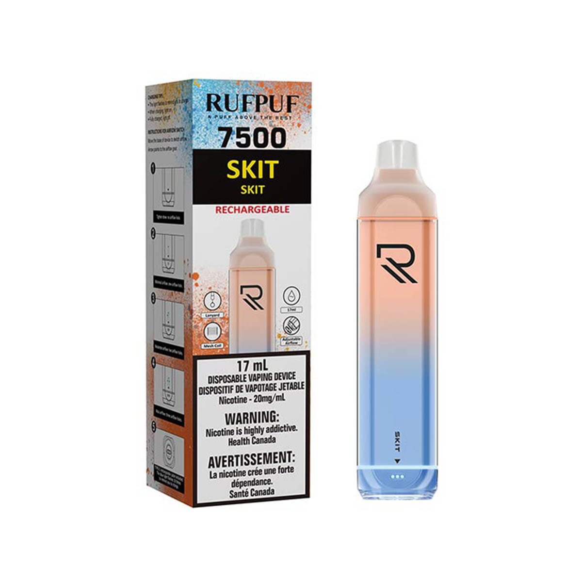 Gcore RUFPUF 7500 Skit Disposable Vape Pen Disposable Gcore RUFPUF 7500 