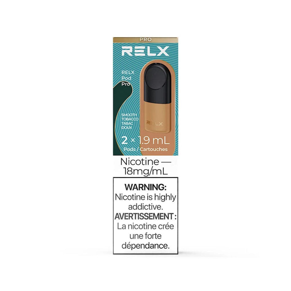 Relx Pod Pro Smooth Tobacco Vape Pods Pre-filled Pod Relx Pod Pro 