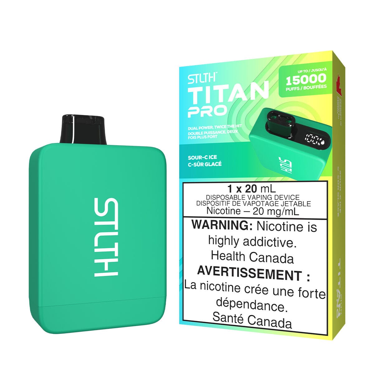 STLTH Titan Pro Sour-C Ice Disposable Vape Disposable STLTH 