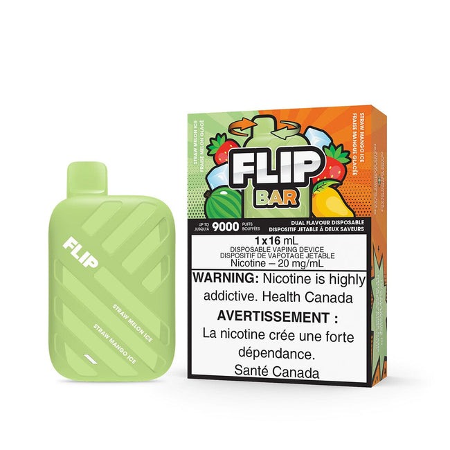 Flip Bar Straw Melon Ice And Straw Mango Ice Disposable Vape Pen Disposable Flip Bar 