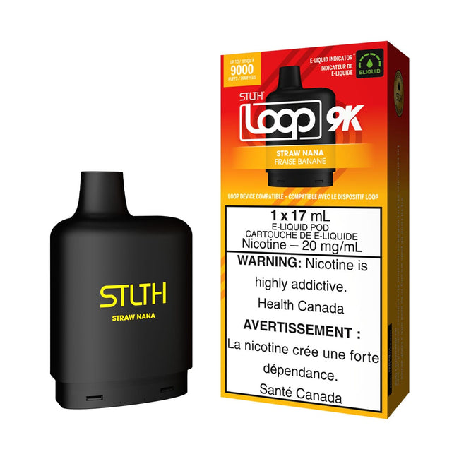 STLTH Loop 2 Straw Nana Disposable Vape Pod Disposable Loop 2 
