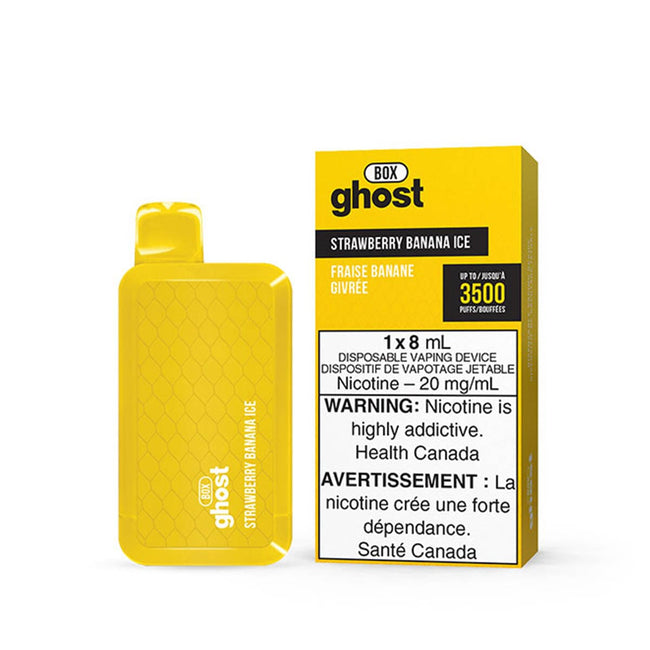 Ghost Box Strawberry Banana Ice Disposable Vape Pen Disposable Ghost Box 