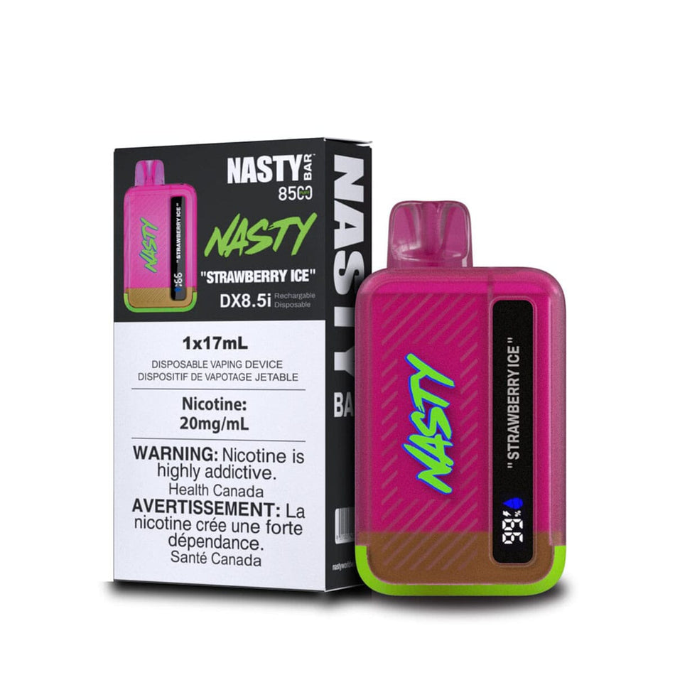 Nasty Bar 8500 Strawberry Ice Disposable Vape Pen Disposable Nasty 