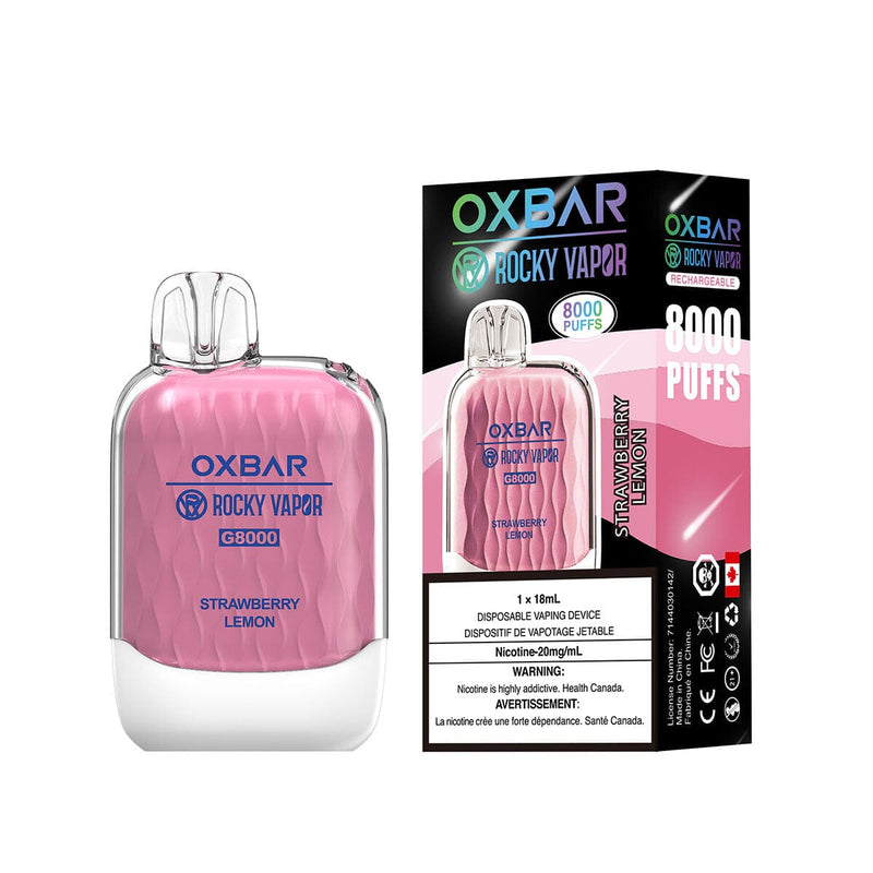 OXBAR G8000 Strawberry Lemon Disposable Vape Pen Disposable Oxbar 