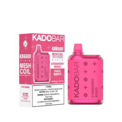 Kadobar KB 6500 Strawberry Mango Disposable Vape Pen Disposable Kadobar 