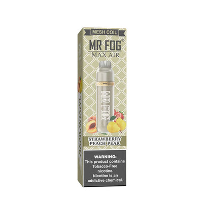 Mr. Fog Max Air Strawberry Peach Pear Disposable Vape Pen Disposable Mr. Fog Max Air 