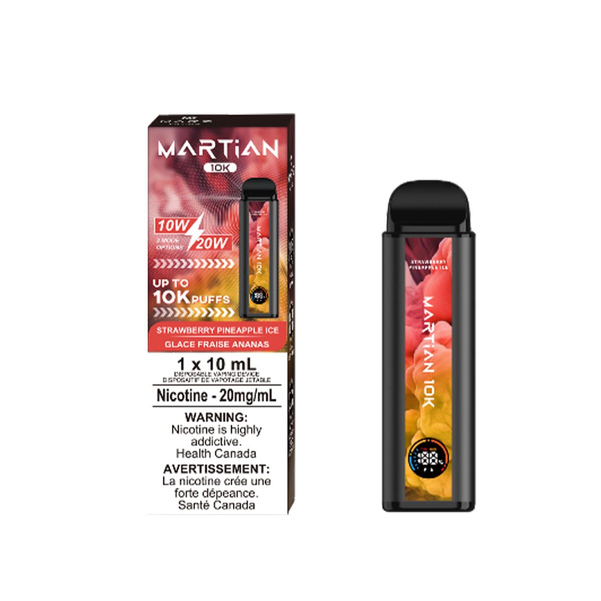 Marz Martian 10K Strawberry Pineapple Ice Disposable Vape Pen Disposable Marz 