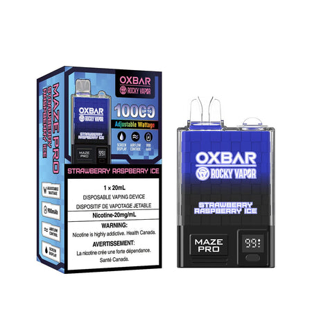 Oxbar Maze Pro Strawberry Raspberry Ice Disposable Vape Pen Disposable Oxbar 