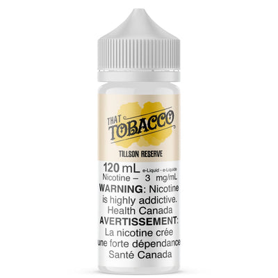That Tobacco Tillson Reserve E Liquid E-Liquid That Tobacco 120mL 3mg/mL 